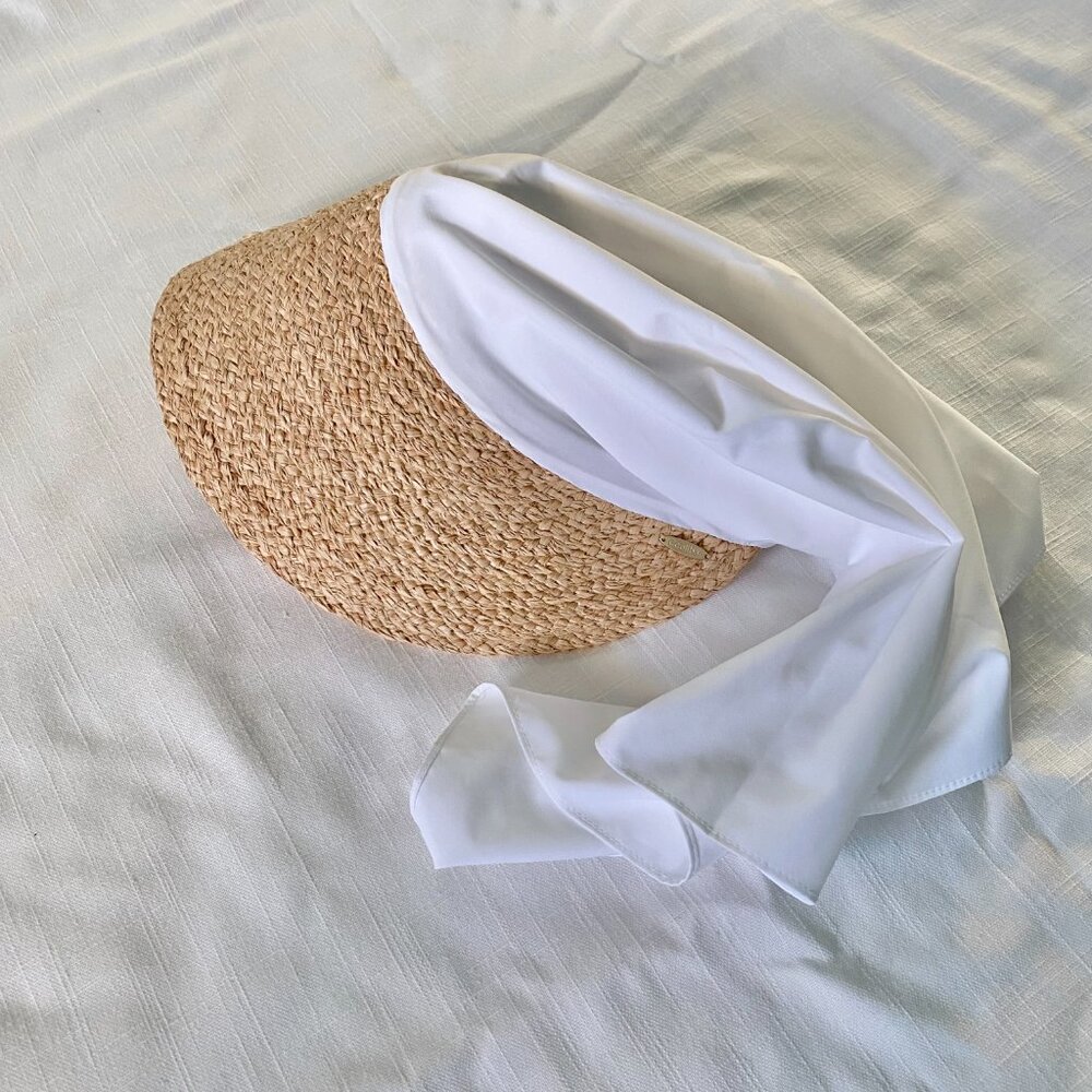 Coolibar Abril Scarf Visor Hat UPF 50+